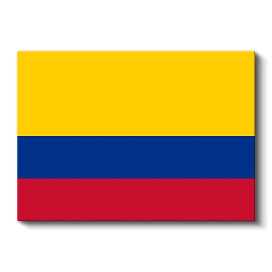 Kolombiya Bayrağı - Kanvas Tablo