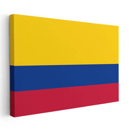 Kolombiya Bayrağı - Kanvas Tablo