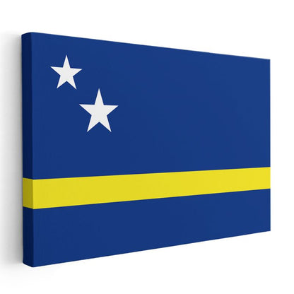 Curaçao Bayrağı - Kanvas Tablo