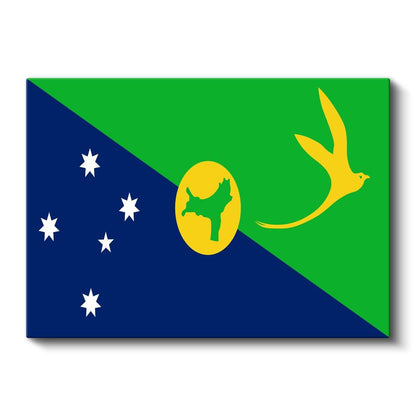 Christmas Adası Bayrağı - Kanvas Tablo