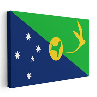 Christmas Adası Bayrağı - Kanvas Tablo
