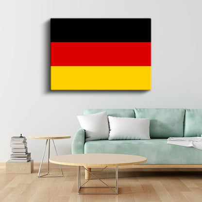 Almanya Bayrağı - Kanvas Tablo