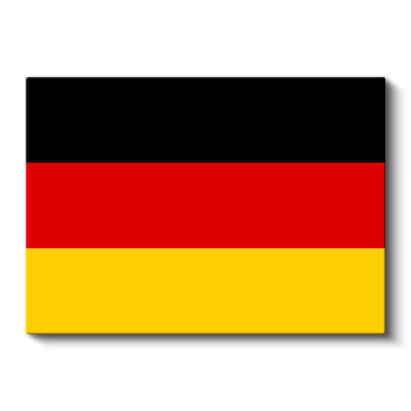 Almanya Bayrağı - Kanvas Tablo