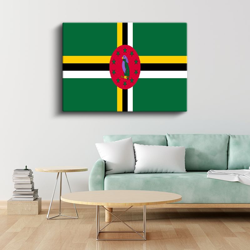 Dominika Bayrağı - Kanvas Tablo