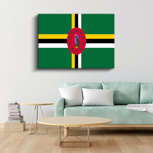 Dominika Bayrağı - Kanvas Tablo