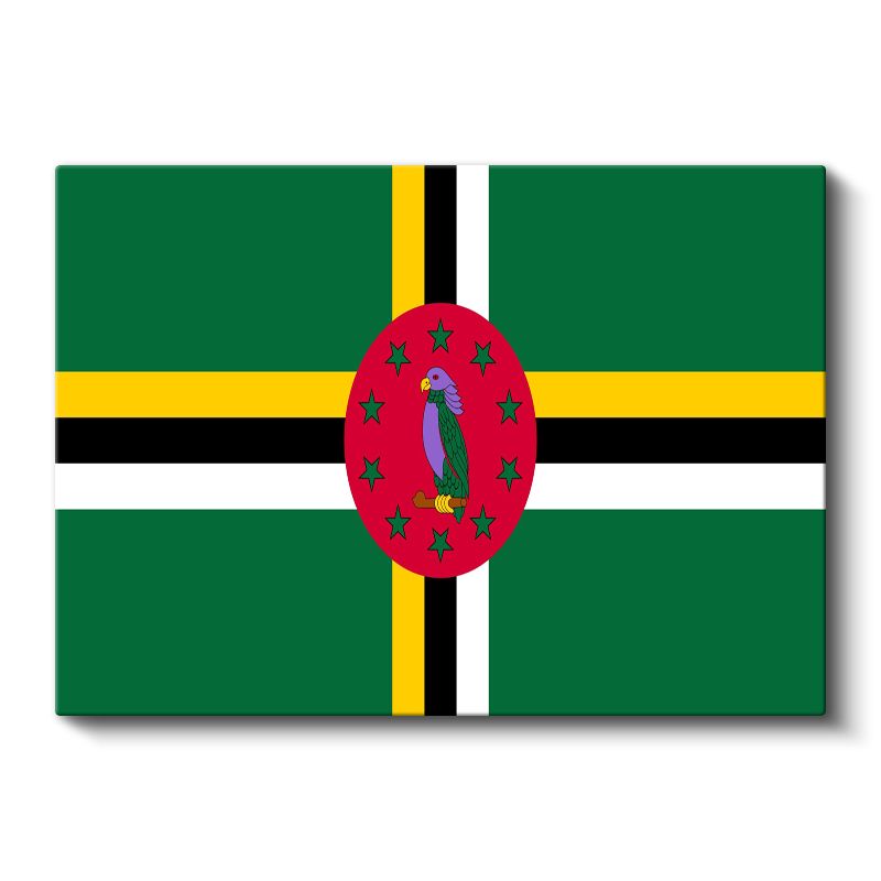 Dominika Bayrağı - Kanvas Tablo