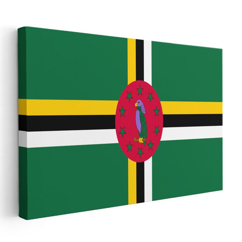 Dominika Bayrağı - Kanvas Tablo