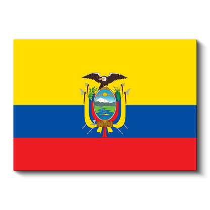 Ekvador Bayrağı - Kanvas Tablo
