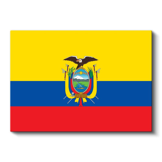 Ekvador Bayrağı - Kanvas Tablo