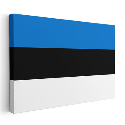 Estonya Bayrağı - Kanvas Tablo