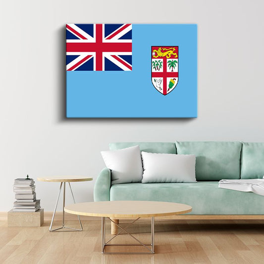 Fiji Bayrağı - Kanvas Tablo