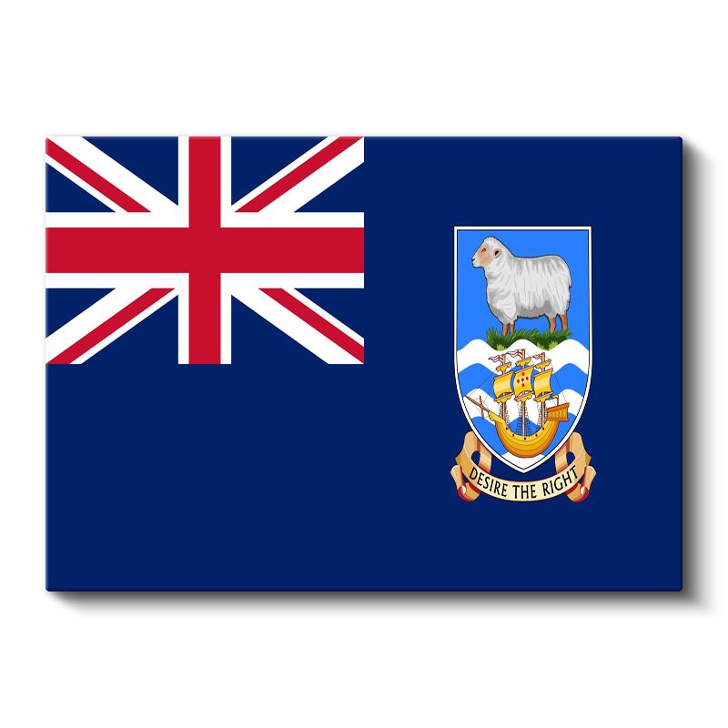 Falkland Adaları Bayrağı - Kanvas Tablo