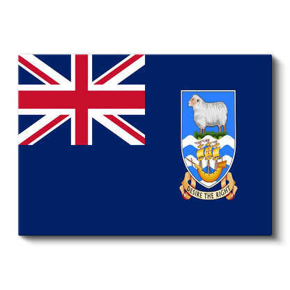 Falkland Adaları Bayrağı - Kanvas Tablo