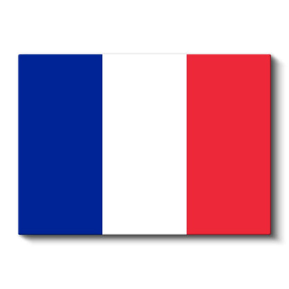 Fransa Bayrağı - Kanvas Tablo