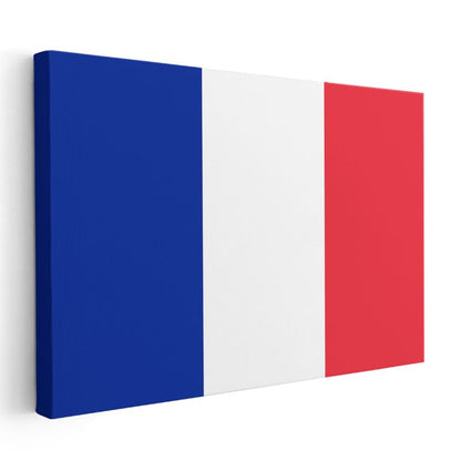 Fransa Bayrağı - Kanvas Tablo
