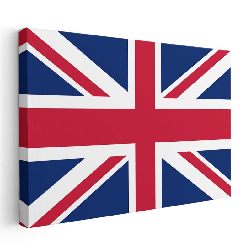 Birleşik Krallık Bayrağı - Kanvas Tablo