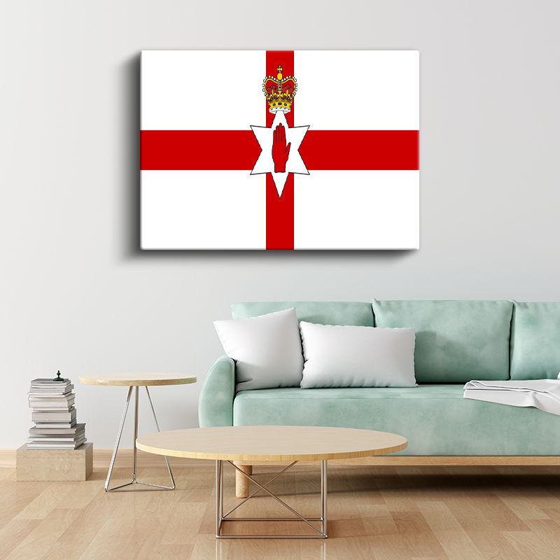 Kuzey İrlanda Bayrağı - Kanvas Tablo