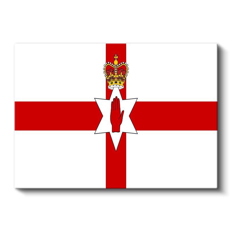 Kuzey İrlanda Bayrağı - Kanvas Tablo