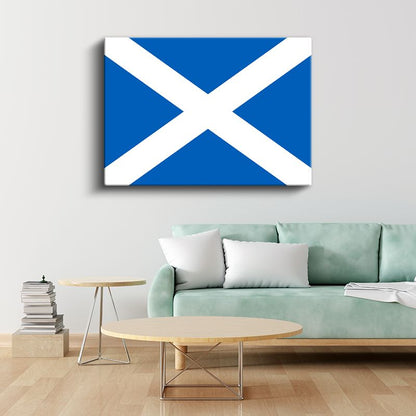 İskoçya Bayrağı - Kanvas Tablo