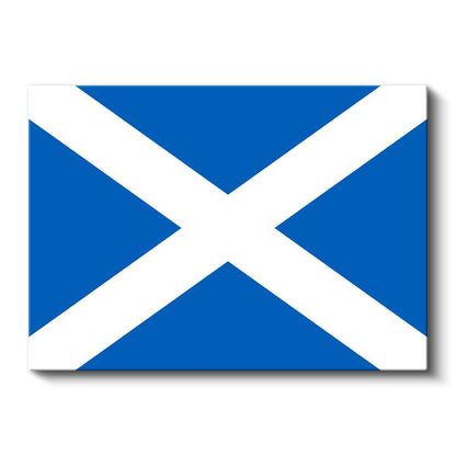 İskoçya Bayrağı - Kanvas Tablo