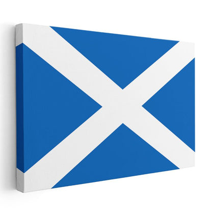 İskoçya Bayrağı - Kanvas Tablo