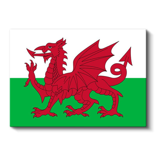 Galler Bayrağı - Kanvas Tablo