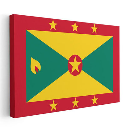 Grenada Bayrağı - Kanvas Tablo