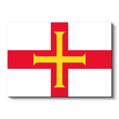 Guernsey Bayrağı - Kanvas Tablo