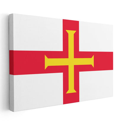 Guernsey Bayrağı - Kanvas Tablo
