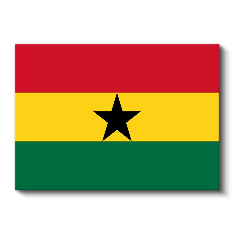 Gana Bayrağı - Kanvas Tablo