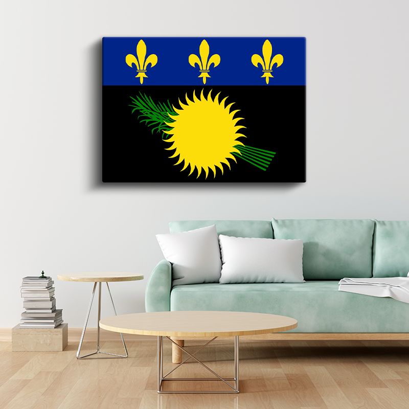 Guadeloupe Bayrağı - Kanvas Tablo