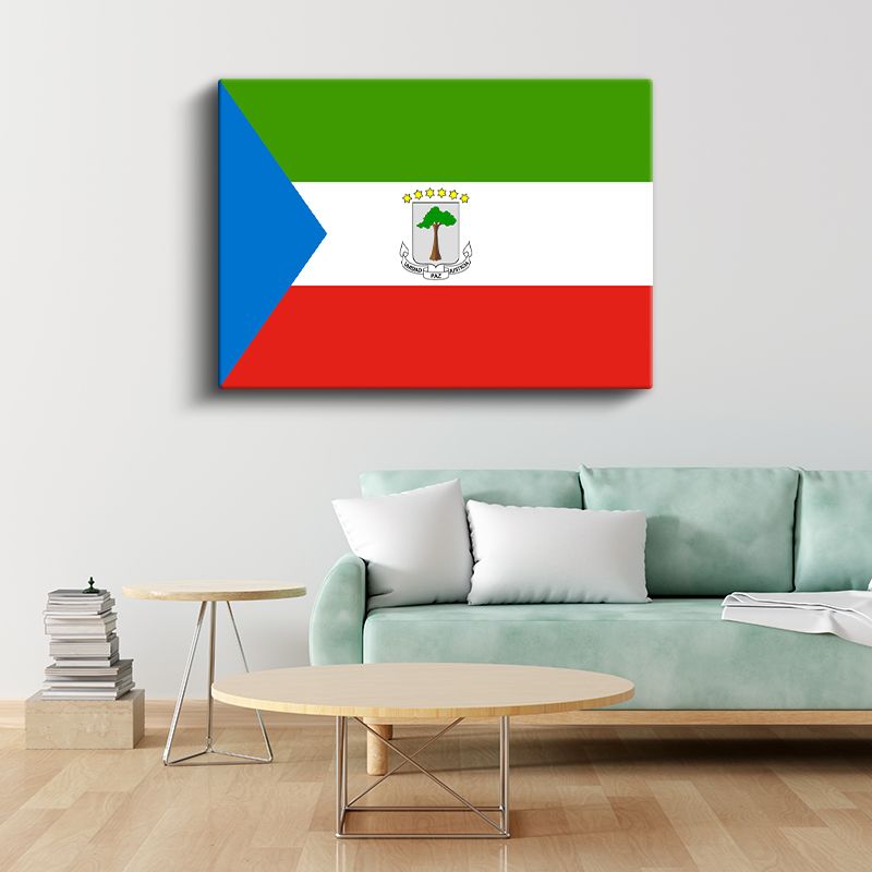 Ekvator Ginesi Bayrağı - Kanvas Tablo