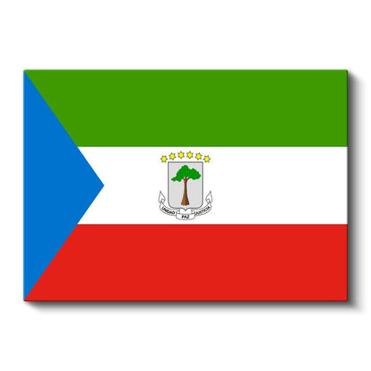 Ekvator Ginesi Bayrağı - Kanvas Tablo