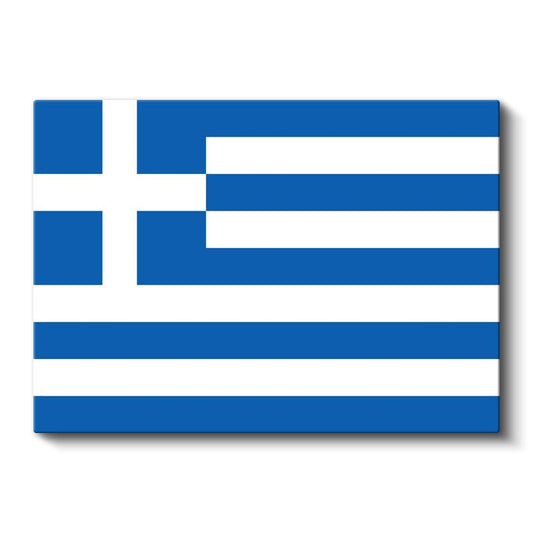 Yunanistan Bayrağı - Kanvas Tablo