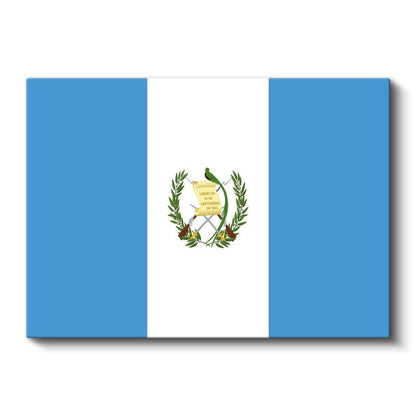 Guatemala Bayrağı - Kanvas Tablo
