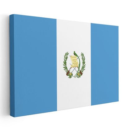 Guatemala Bayrağı - Kanvas Tablo
