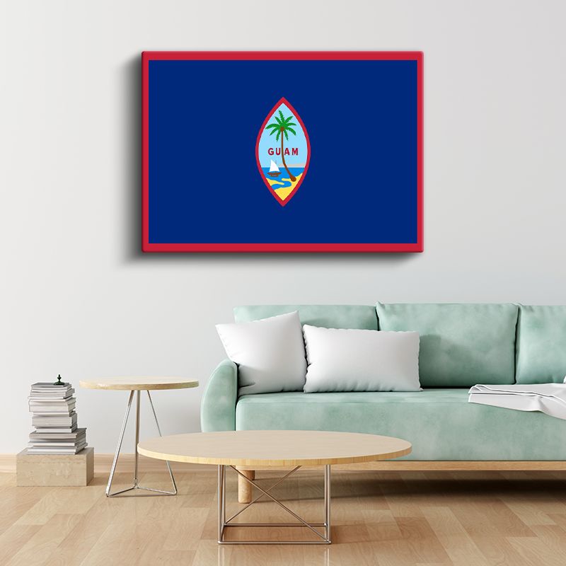 Guam Bayrağı - Kanvas Tablo