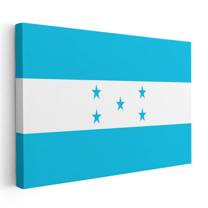 Honduras Bayrağı - Kanvas Tablo
