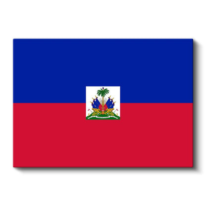 Haiti Bayrağı - Kanvas Tablo
