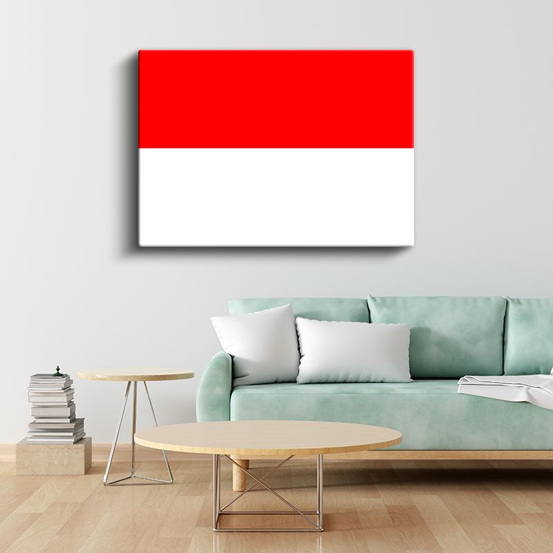 Endonezya Bayrağı - Kanvas Tablo