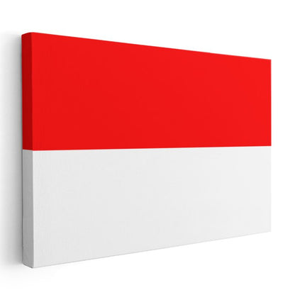 Endonezya Bayrağı - Kanvas Tablo