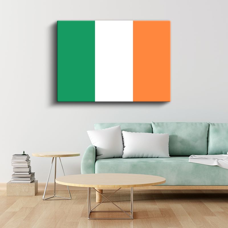İrlanda Bayrağı - Kanvas Tablo