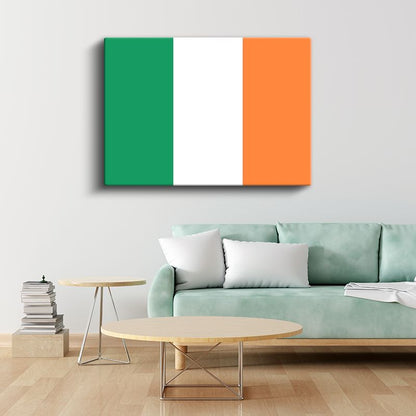 İrlanda Bayrağı - Kanvas Tablo