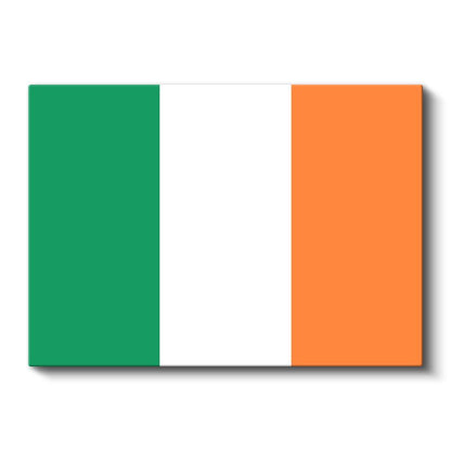 İrlanda Bayrağı - Kanvas Tablo