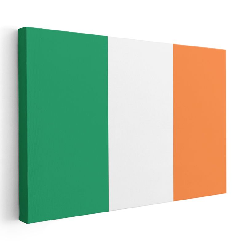 İrlanda Bayrağı - Kanvas Tablo