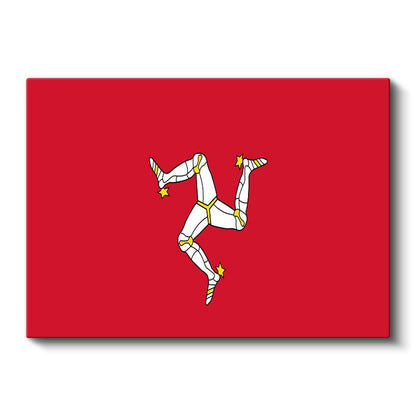 Man Adası Bayrağı - Kanvas Tablo