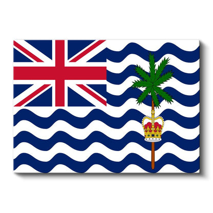 Britanya Hint Okyanusu Toprakları Bayrağı - Kanvas Tablo