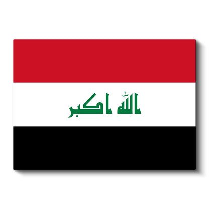 Irak Bayrağı - Kanvas Tablo