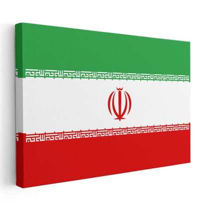 İran Bayrağı - Kanvas Tablo