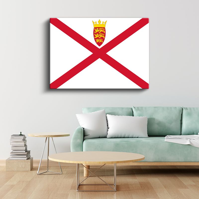 Jersey Bayrağı - Kanvas Tablo